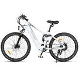 Electric Bike SAMEBIKE XD26 - 750W Motor 48V14AH Battery 45KM Range Mechanical Disc Brakes - White
